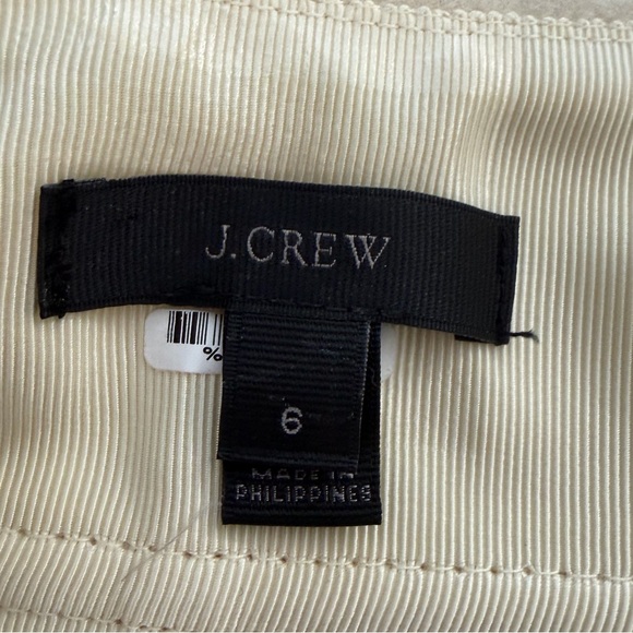 J.Crew Mini Skirt in Double-Serge Wool - Cream - Picture 5 of 7